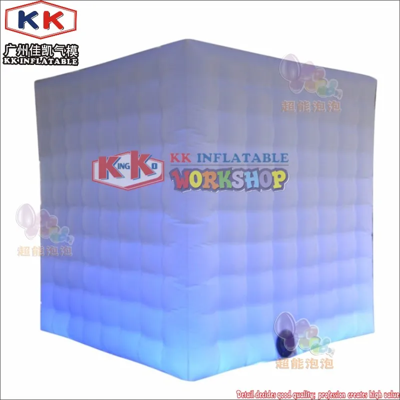 2 5x2 5 mts cube светодиодный надувной фотобокс сделано в Гуанчжоу KK надувная фабрика