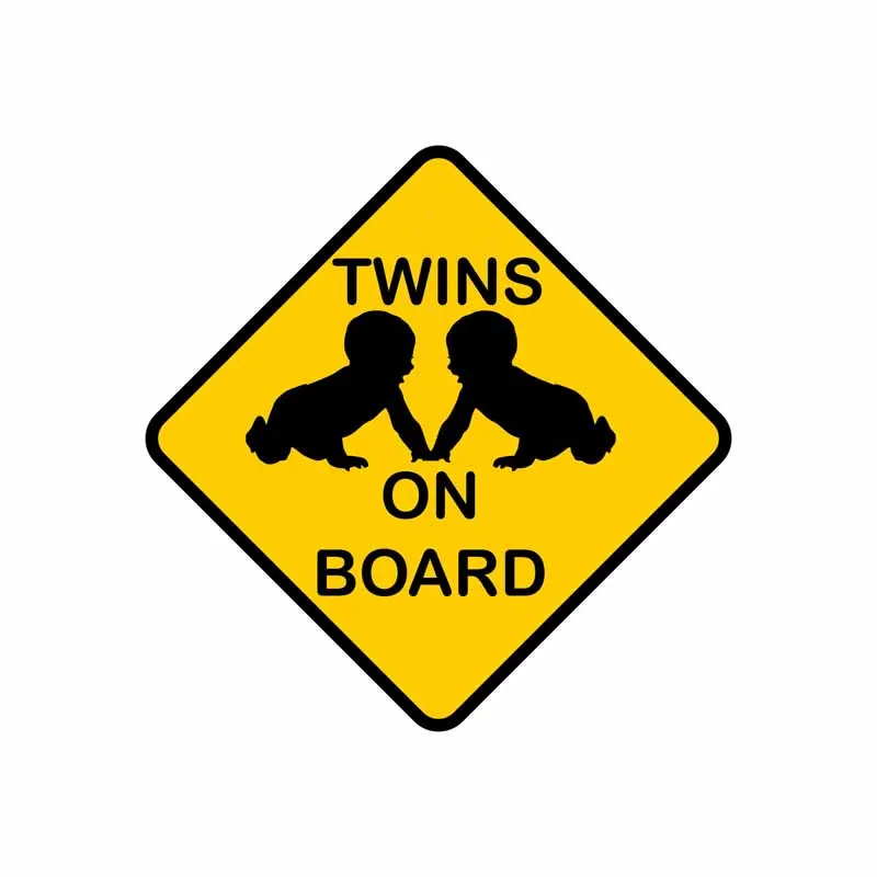 YJZT 13 1 см * TWINS на доске стикер для автомобиля милая детская наклейка ПВХ 12