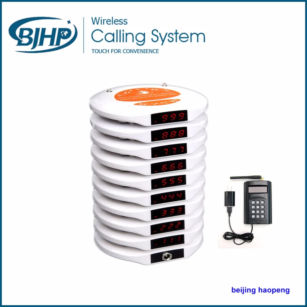 Передатчик клавиатуры системы пейджера для ресторана * 1 + зарядное устройство