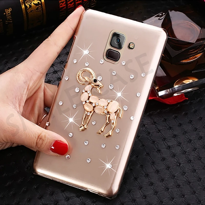 Чехол Smile для Samsung galaxy A8 2018 A530 5 6 "прозрачный пластиковый чехол со стразами Plus A730F