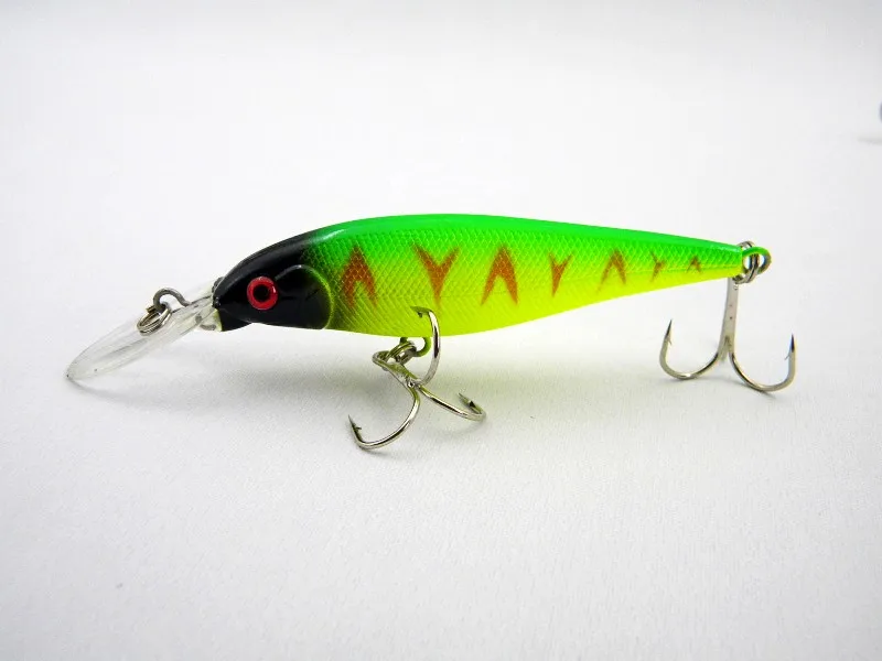 Рыболовная приманка 11CM-10G-6 # крючки Minnow wobbler fish isca искусственные жесткие приманки