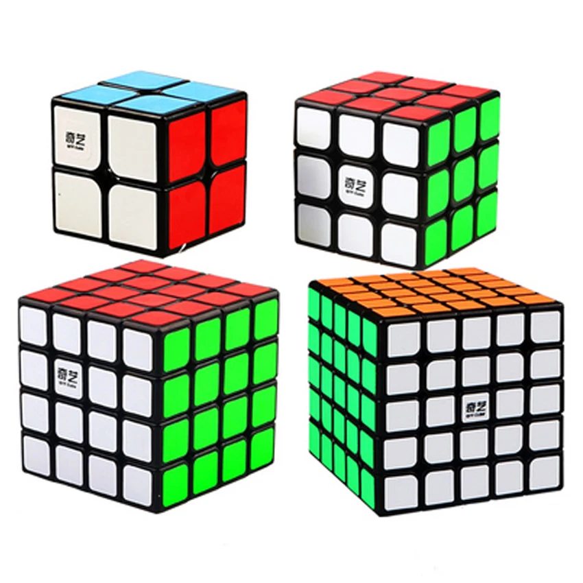 QIYI Профессиональный Кубик Рубика 3X3 4X4 Нео Куб Волшебные головоломка Скорость
