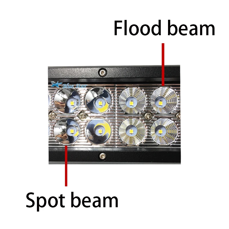 Автомобисветильник фара 12 дюймов 72 Вт светодиодсветодиодный рабосветильник