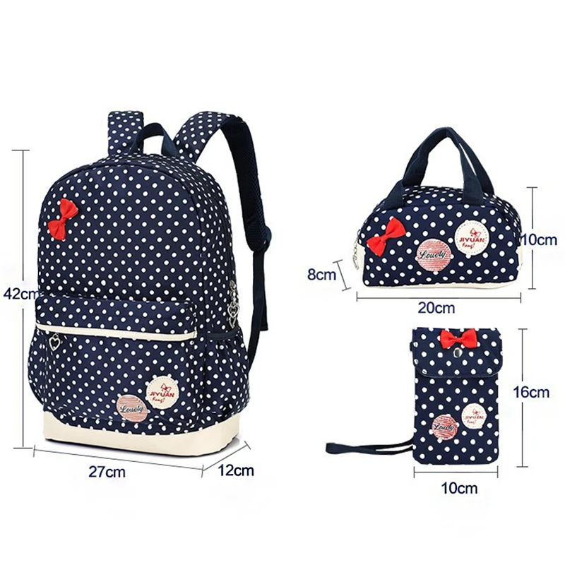 Детский рюкзак 3 шт./компл. школьный детские школьные сумки для подростков