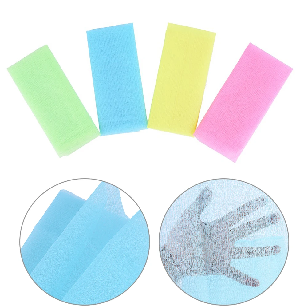 

Nylon Japanese Exfoliating Beautiful Skin Bath Shower Wash Cloth Towel Back Scrub Body Cleaning Washing Sponges& Scrubbers