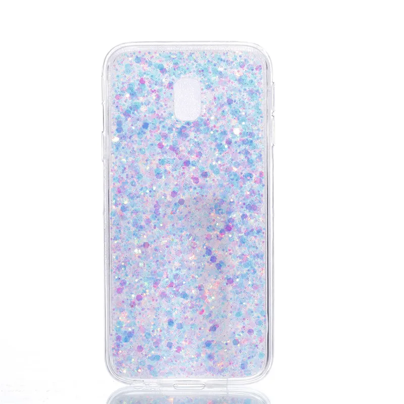 For Samsung J3 2017 J330 Case Colored Shiny Glitter Silicon TPU Skin Soft Back Cover Phone for Galaxy J330F |