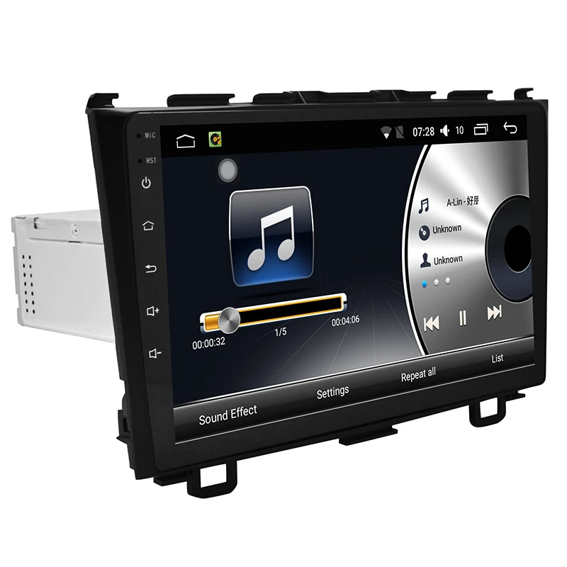 Android 7 1 Din Автомобильный мультимедийный dvd плеер для Honda CRV 2007 2011 GPS навигационная