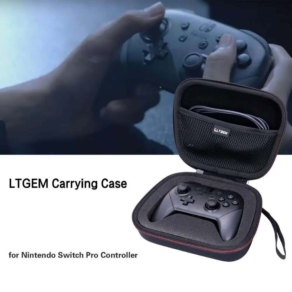 LTGEM EVA черный Жесткий чехол для Nintendo Switch Pro Controller|Сумки фото-/видеокамеры| |