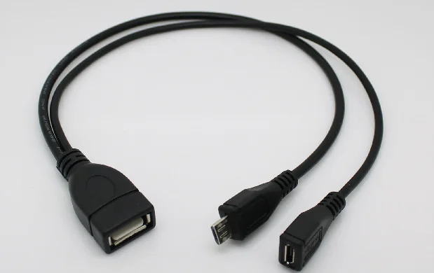 USB 2 0 A гнездо к Micro B Папа + 5 Pin мама хост OTG кабель питания|usb a b|usb busb b male |