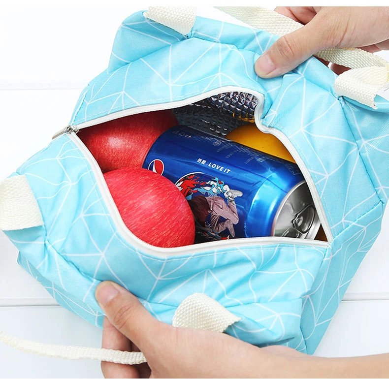 Large-Capacity Waterproof And Cold pack New Aluminum Foil insulation Bag Korean Portable lunch Bag Wholesale Price