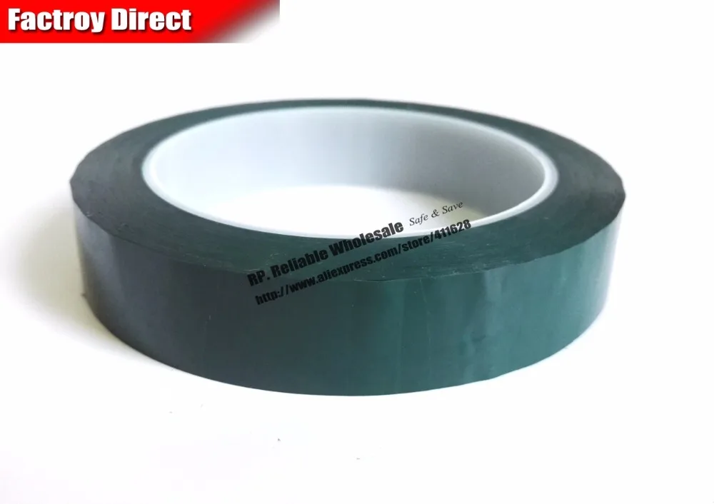 

75mm*66M One Face Adhered Insulated Mylar Tape for motors, Fasten, Green
