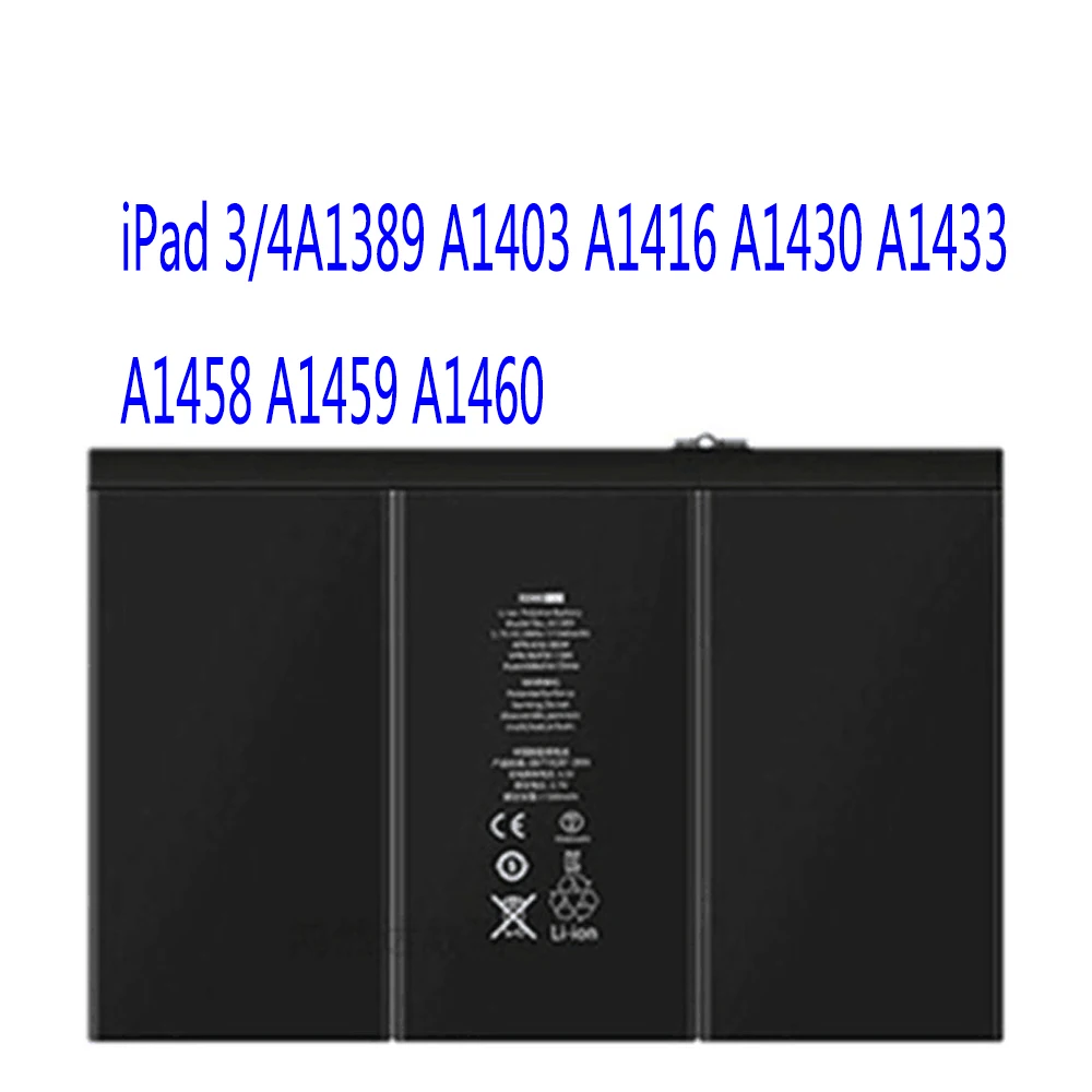 Новый аккумулятор для планшета iPad 3/4 11560 мАч A1403 A1416 A1430 A1433 A1459 A1460 A1389 сменный +