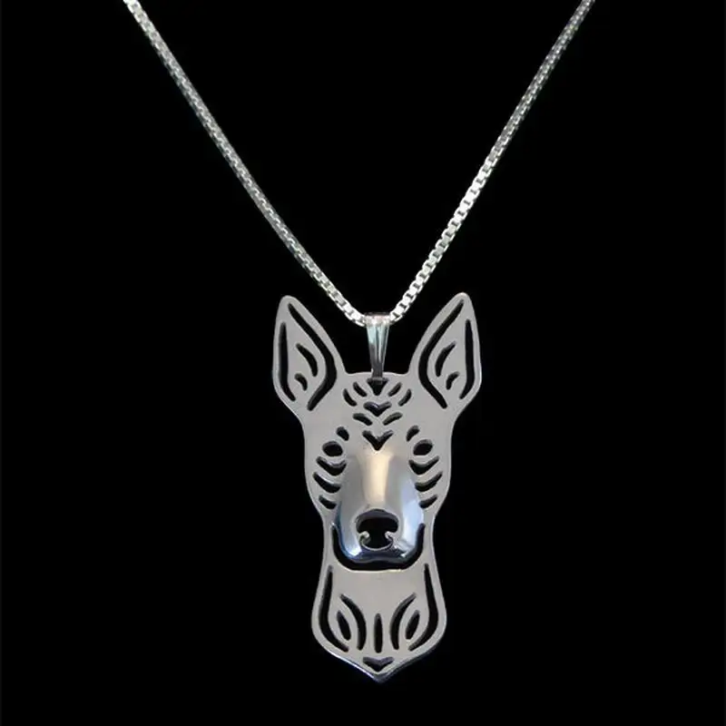 

Women Animal Alloy Pendant Necklaces Lovers' Metal Xoloitzcuintle Jewelry Necklaces Drop Shipping