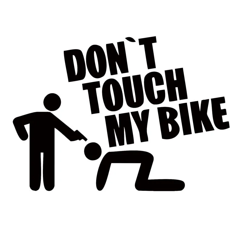 Новинка Лидер продаж стикер для автомобиля Don't Touch My Bike автомобильная наклейка