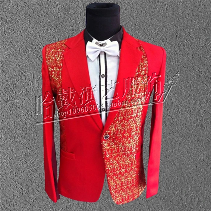 

S-5XL!!! 2018 The new sequins costumes Evening male singer performance stage The singer's clothing The costumes of big yards