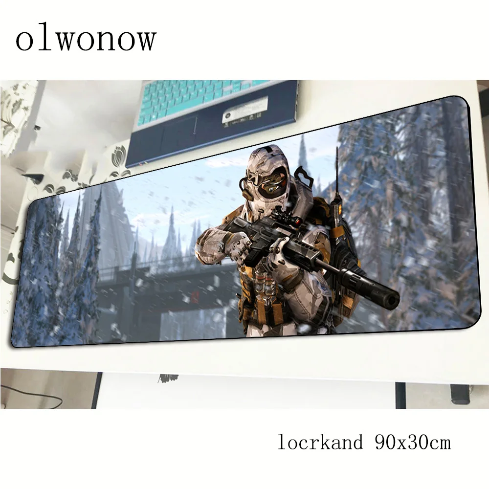 Коврик для мыши warface высокое качество компьютерный геймер коврик 90x30 см большой