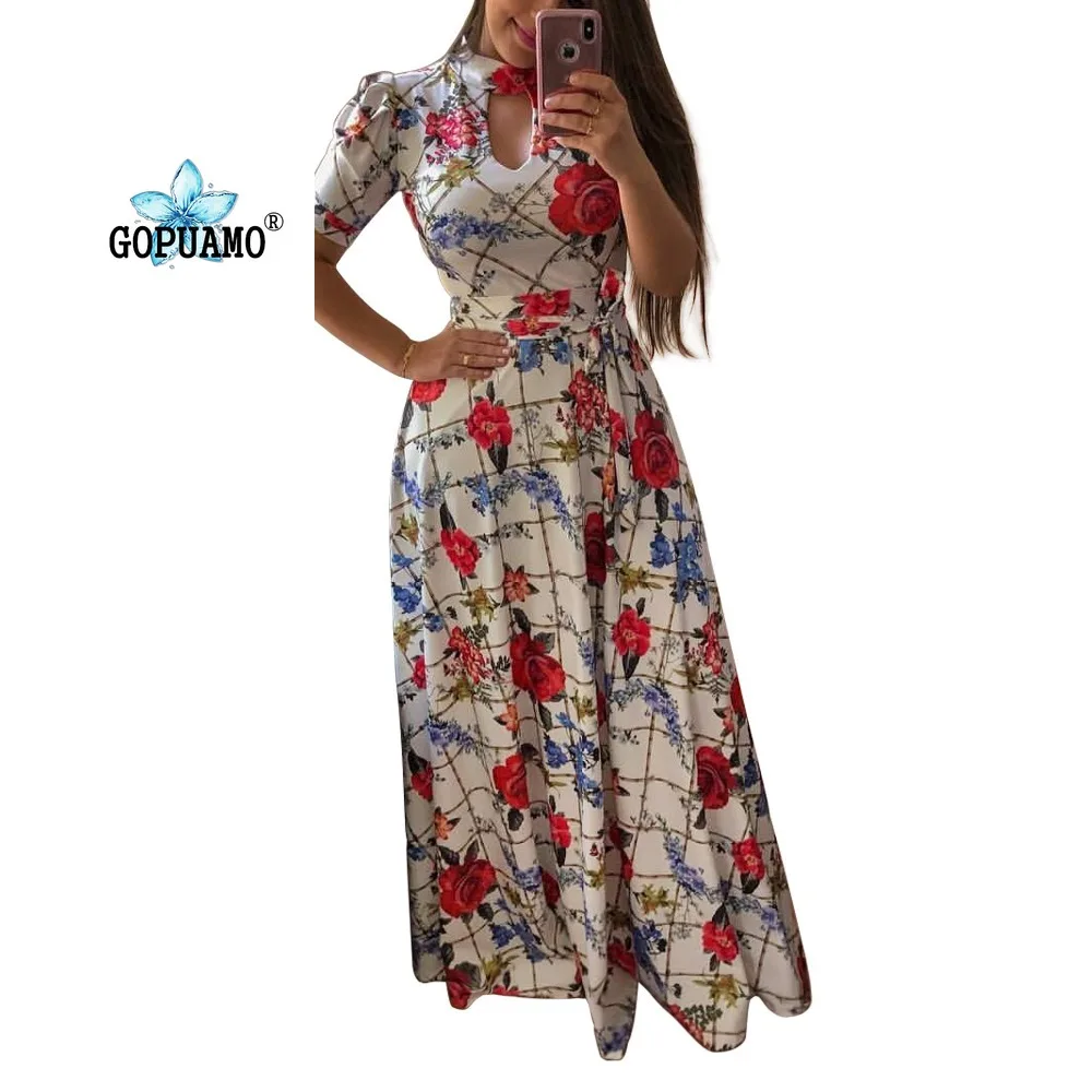 2014 Новое поступление Mulheres Maxi Vestidos Com Decote Em V Manga Longa Das Da Moda de cores Longo Vest D2280|Женские