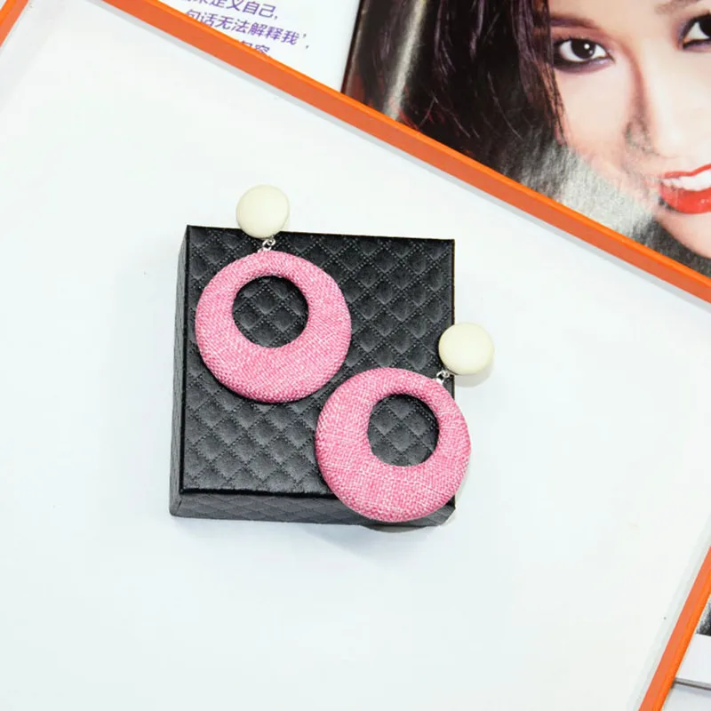 Женские серьги из искусственной кожи с конопляным покрытием|leather earrings|earrings