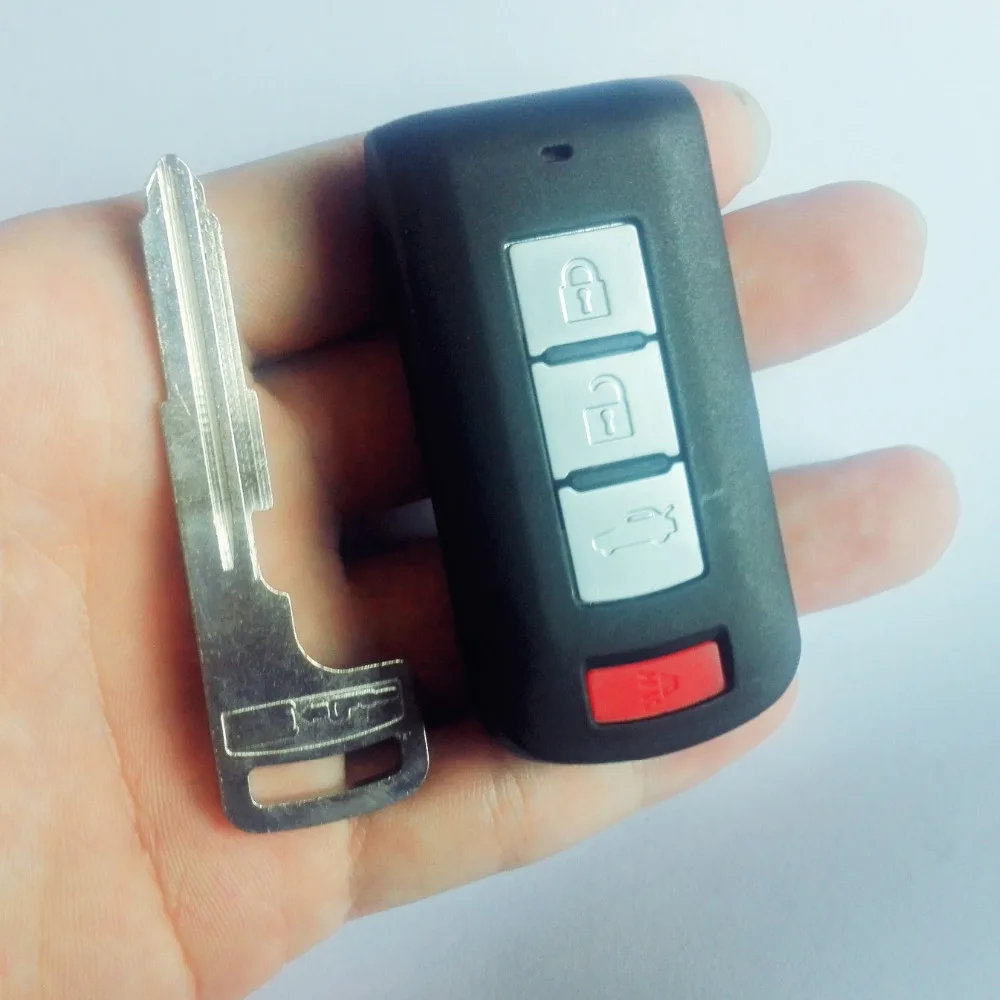 Замена 3 + 1 кнопки смарт карты дистанционный ключ крышка для Mitsubishi Lancer EX ASX Outlander