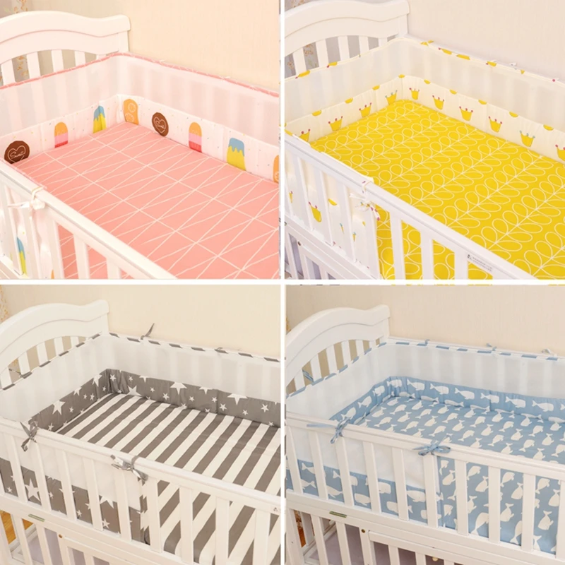 1 шт. Детский Комплект постельного белья из 100% хлопка|baby crib bumper|bed bumperbaby bumper |