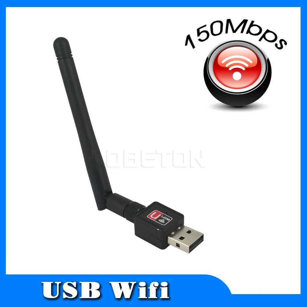 Мини Wi Fi адаптер для ПК 150 м USB антенна Беспроводная компьютерная Сетевая Карта