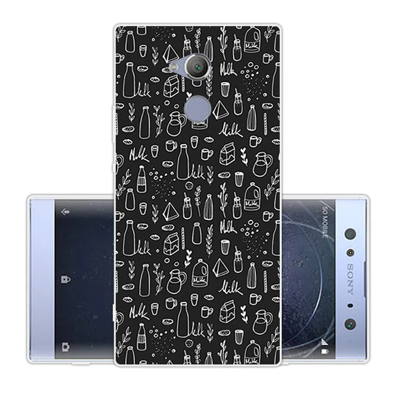 6 0 для Sony Xperia XA2 ультра Туманность чехол телефона Ультра-мягкий силиконовый TPU