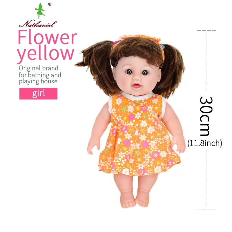 18 Африканские черные 12 дюймовые куклы для девочек reborn baby boneca corpo inteiro de silicone reborn baby doll реалистичные дети - Цвет: 18
