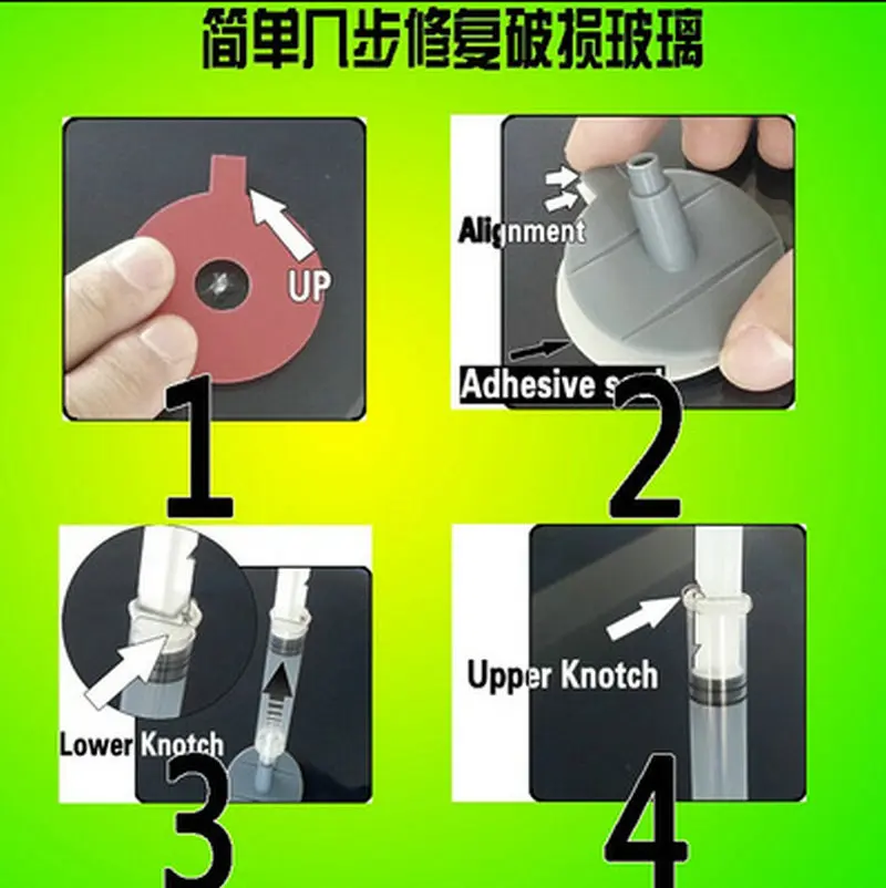 Инструменты для ремонта ветрового стекла автомобиля набор полировки чип трещины