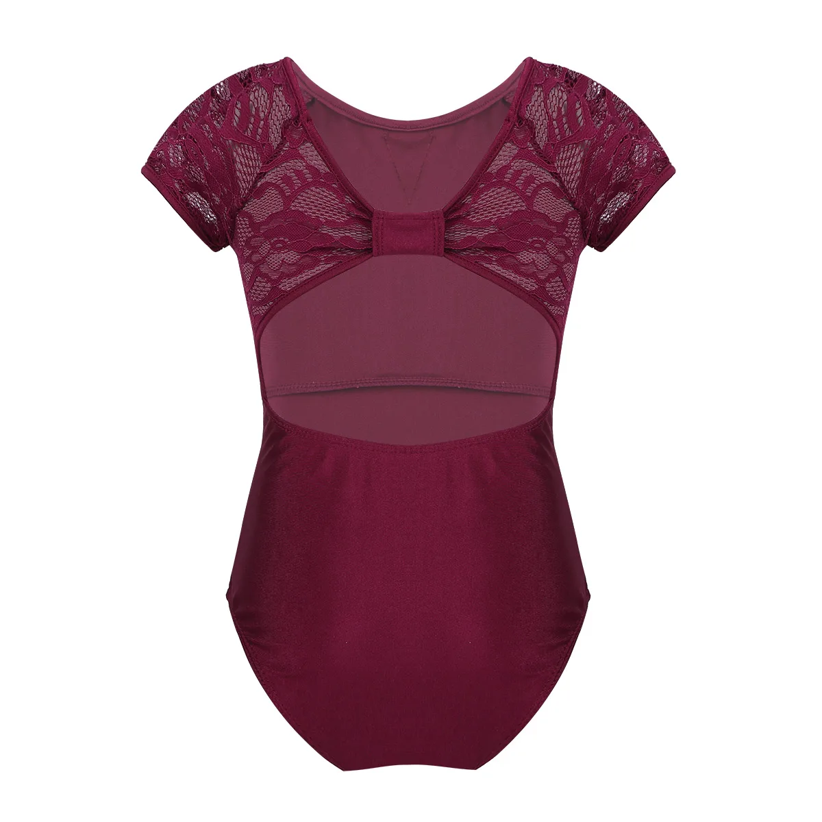 IEFIEL Ballerina Toddler Ballet Leotards for Girls Short Sleeves Floral Lace Camisole Dress Gymnastics Leotard Dance Wear | Детская