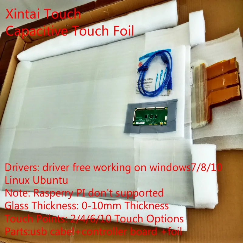 

Прозрачная сенсорная пленка для сенсорного стола Xintai Touch, 50 дюймов, 10 точек