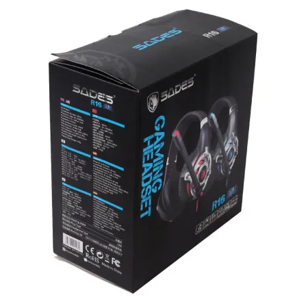 Игровая гарнитура SADES R16 наушники USB 7 1 объемное звучание Накладные для