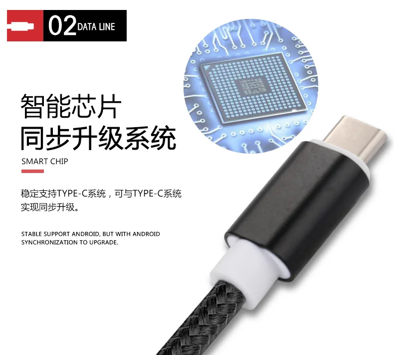 Нейлоновая плетеная TYPE-C линия зарядки Lexin линия передачи данных Просо для samsung huawei мобильный телефон Быстрая зарядка линия передачи данных