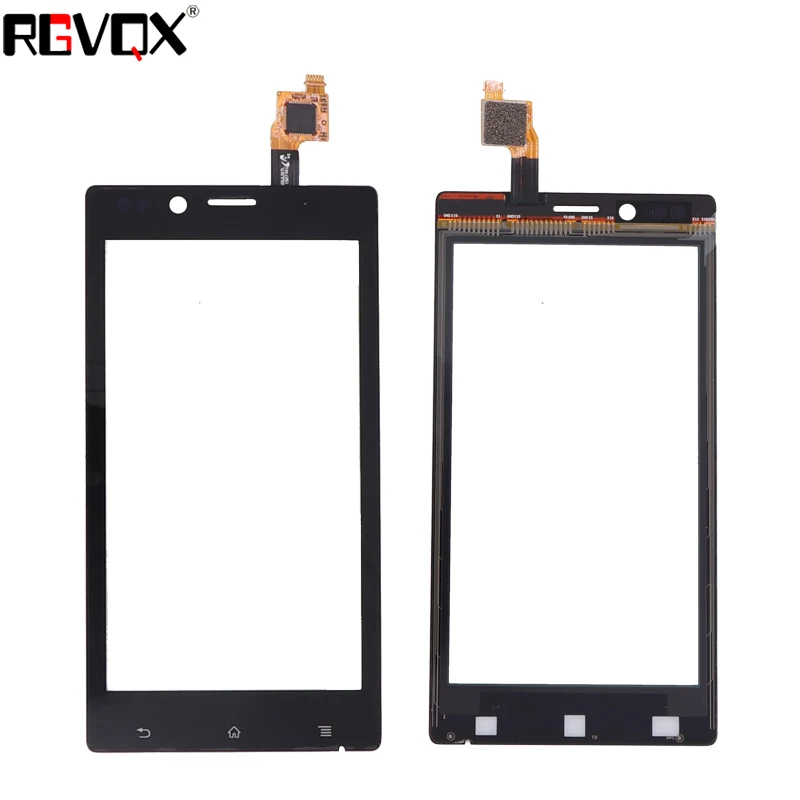 4 0 "Новая передняя панель для Sony Xperia J ST26i ST26 сенсорный экран дигитайзер внешнее