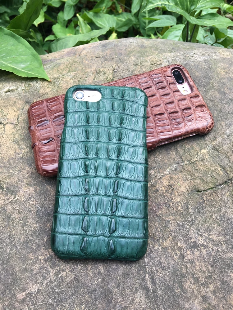 8 видов цветов чехол из натуральной крокодиловой кожи для iPhone 4 7 '' iPhone8 Plus 5