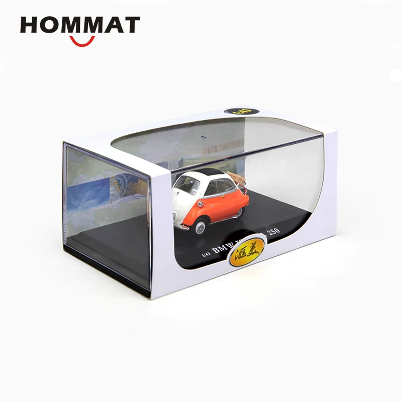 Модель автомобиля HOMMAT в масштабе 1:43 винтажная модель Isetta 250 литой и игрушечный