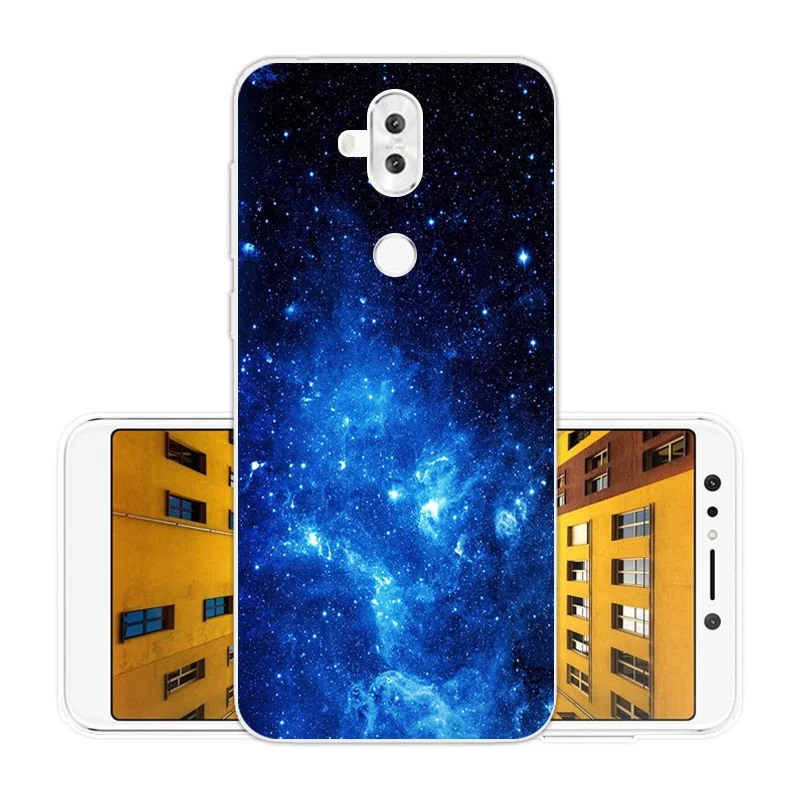Для Asus Zenfone 5 Lite ZC600KL чехлы для телефонов 6 0 дюймов ZF5Q X017D силиконовый чехол Синий |
