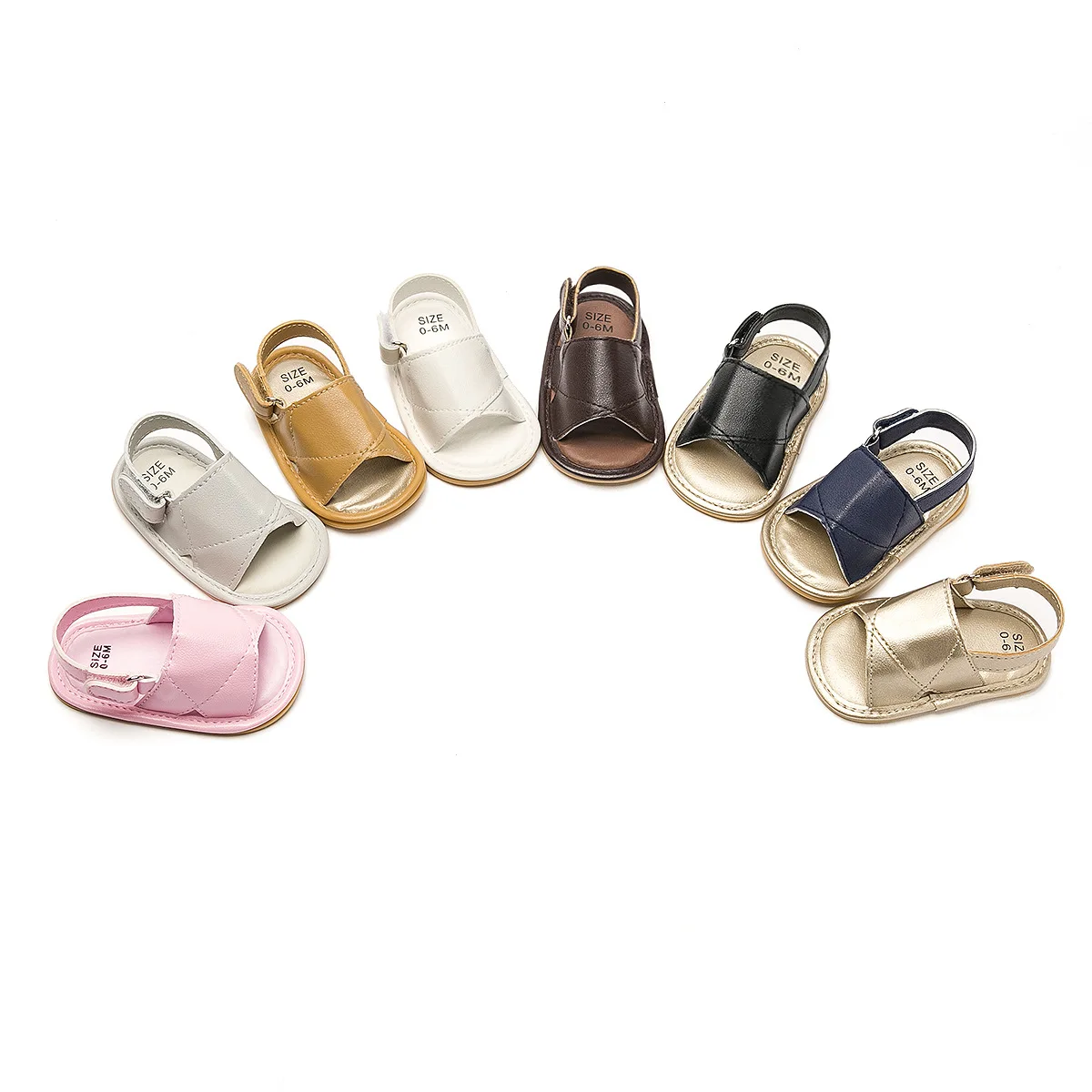 2019 Summer Shoes Baby Sandals Soft Leather Prewalker Sole Beach |
