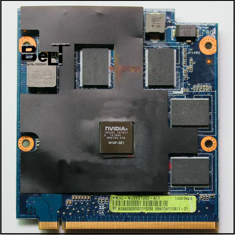 N10P-GE1 GT130 GT130M 1G VGA видео карта для ASUS N81V N70S N80V X72V A8S F8S F8V F90Sg ноутбук с бесплатной доставкой