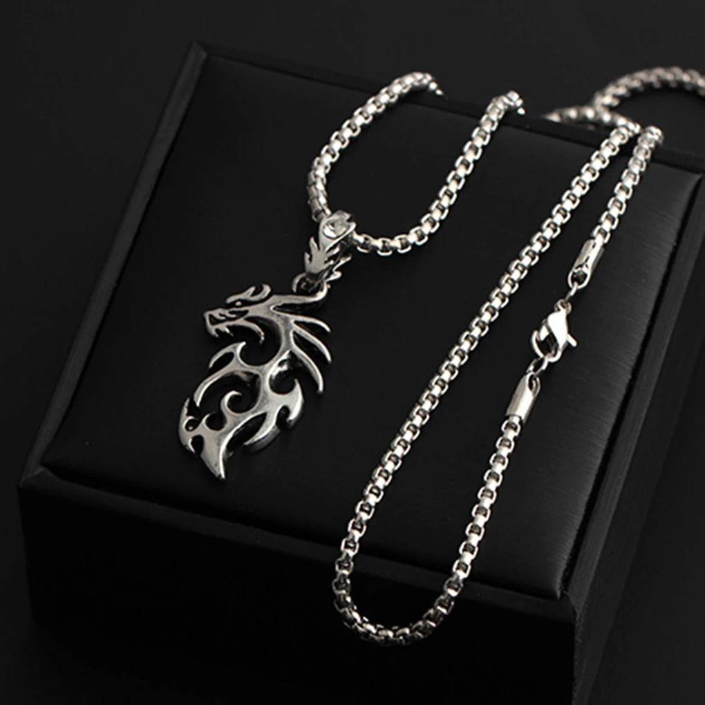 Цепочка с подвеской в виде дракона для мужчин и женщин украшение стиле хип-хоп из