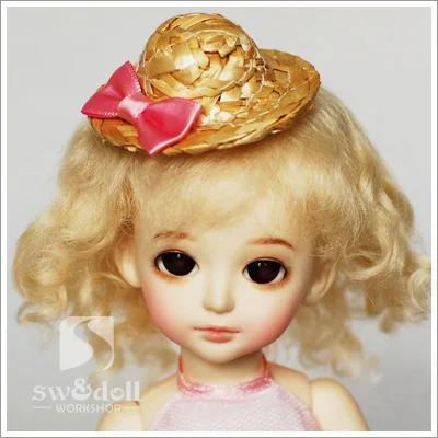 Аксессуары для шарнирных кукол короткие Кудри BJD/SD в комплект не входят кукла