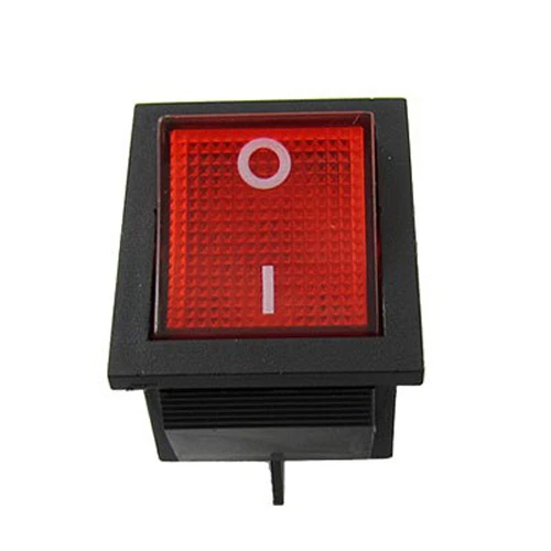 Продвижение красный световой 4 Pin DPST ON/OFF кнопки в кулисный переключатель 16A 20A 250 В