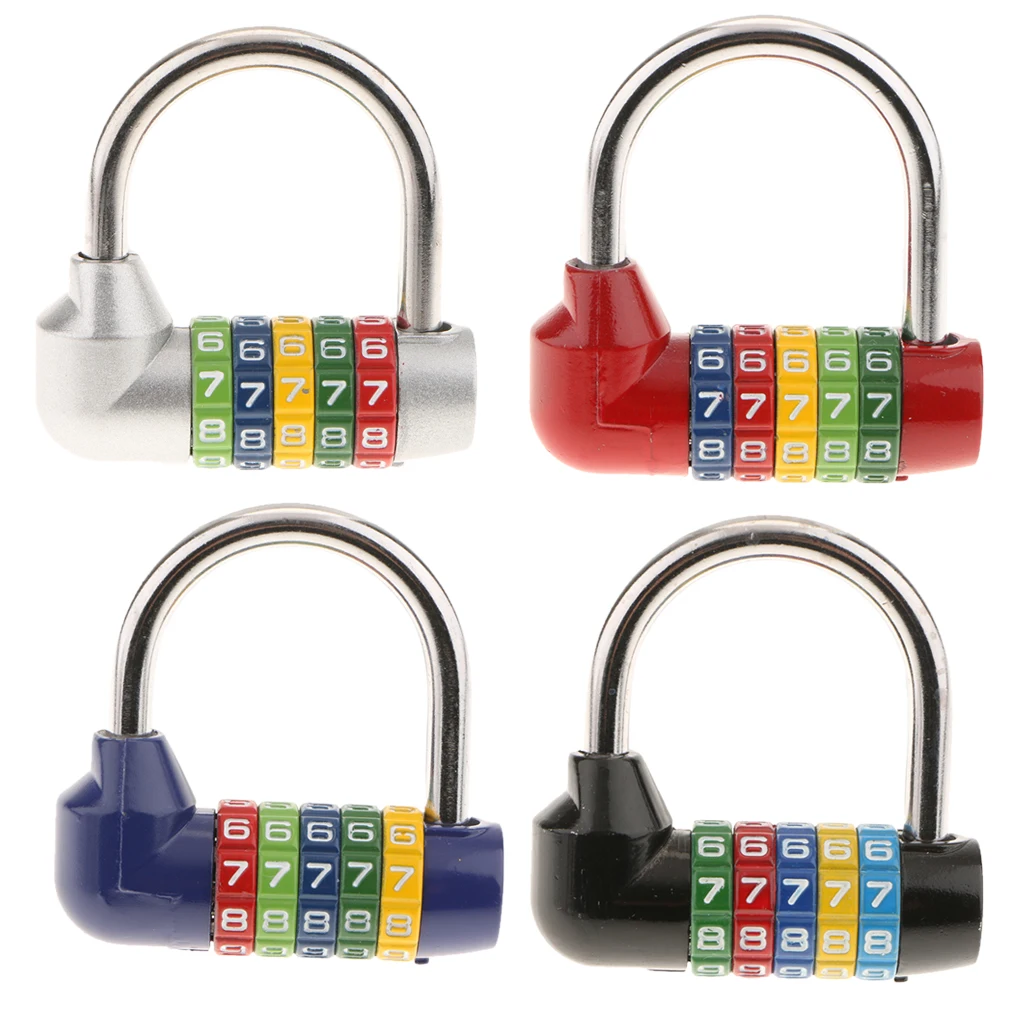 Замок из цинкового сплава с 5 цифрами кодовый замок паролем|password lock|combination padlockcode