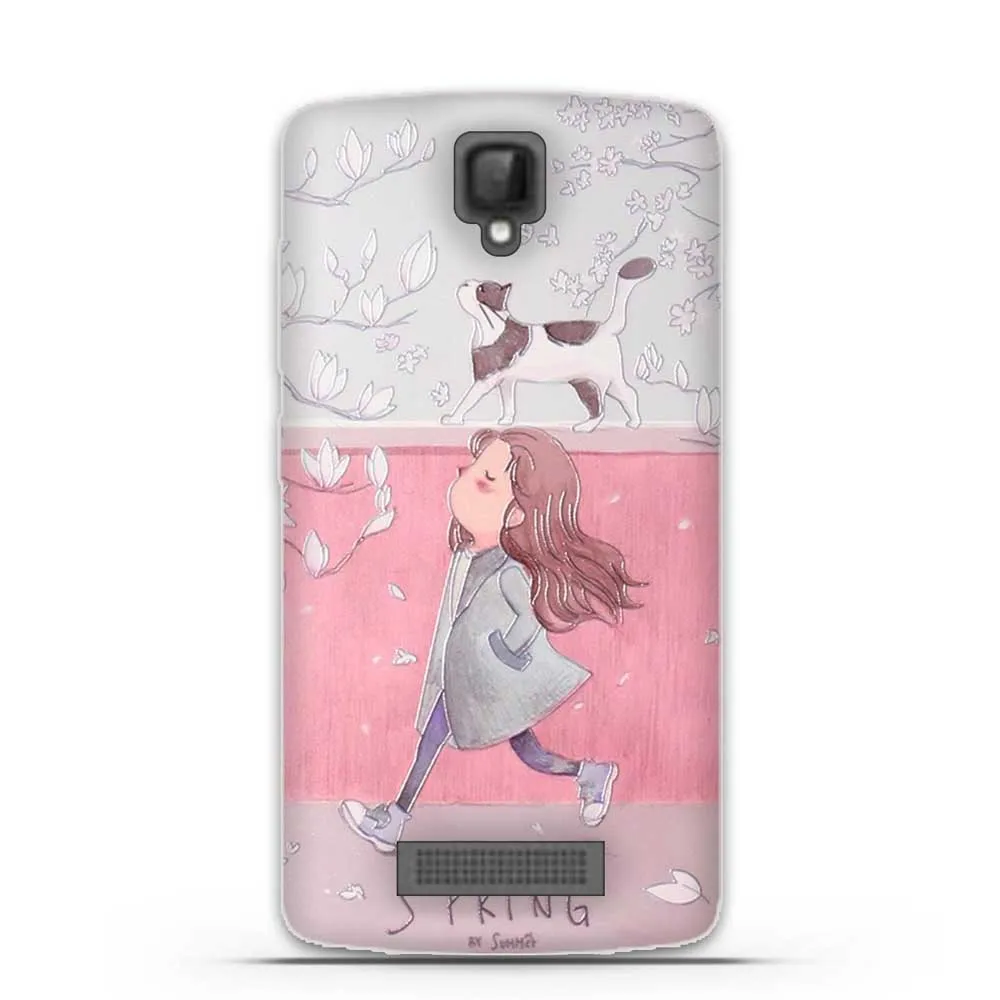 Силиконовый чехол для ZTE L5 Plus с принтом задняя крышка Blade 5 0 дюйма чехлы телефона