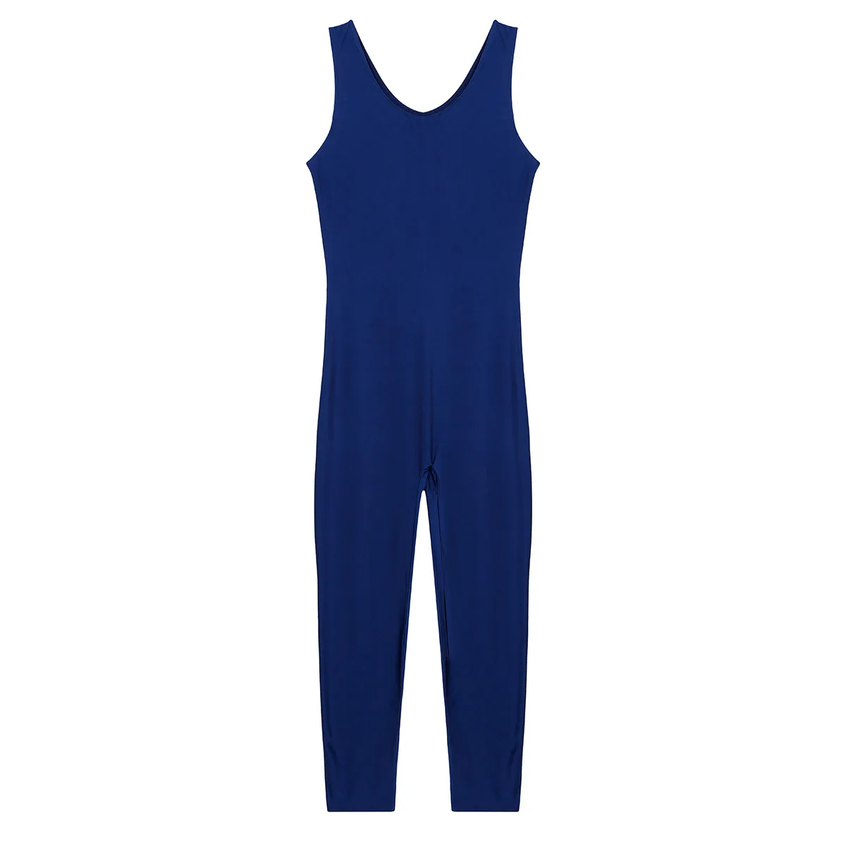 Мужской балетное боди бодикон без рукавов с овальным вырезом гимнастическое