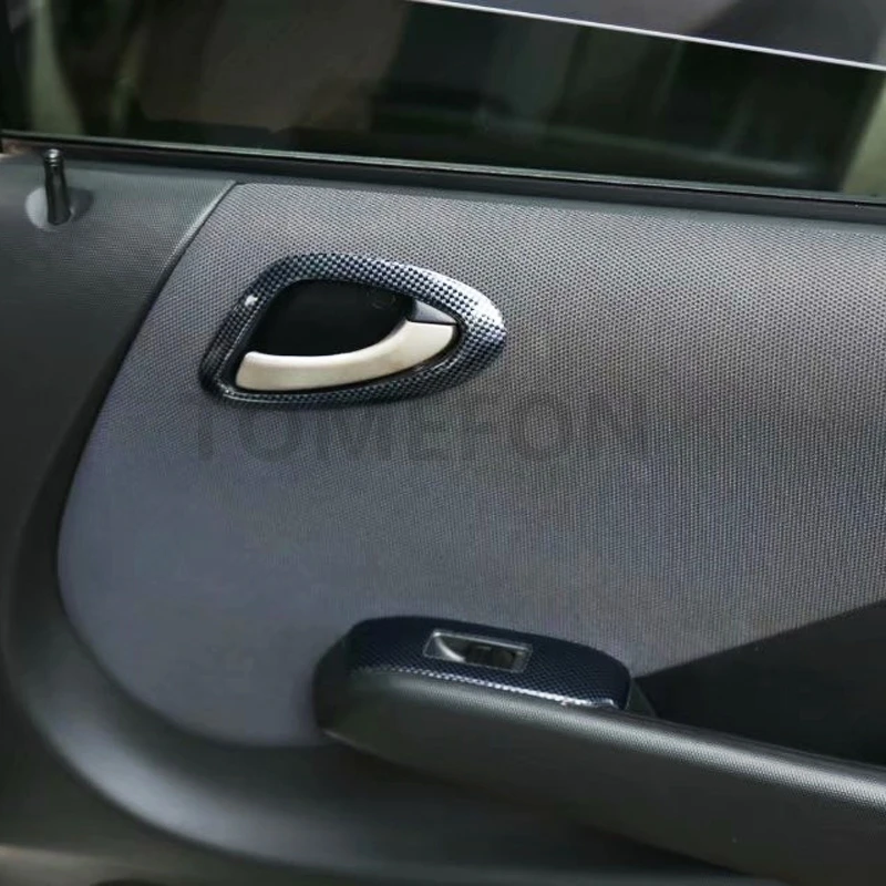 TOMEFON для Honda Fit 2004-2007 хэтчбек LHD ТОЛЬКО межкомнатные дверные ручки, переключатель передач для окна Dashborad отделка Стайлинг