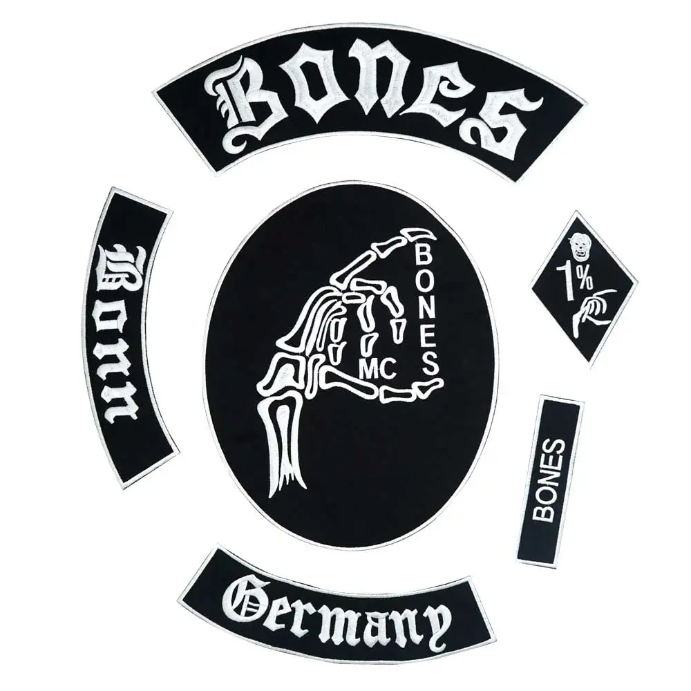 Язычниками мотоцикл патч 1% байкерские вышитые велосипедистом нашивки значки 6