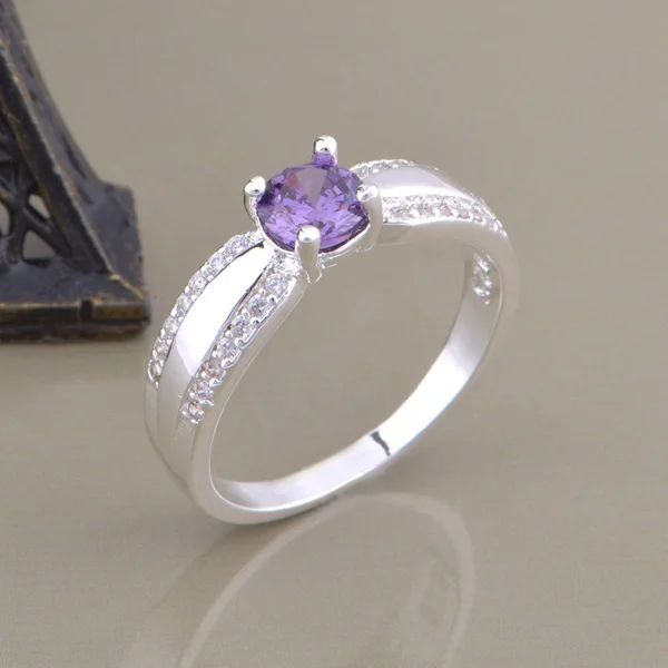 Оптовые высококачественные кольца с серебряным покрытием модные ювелирные