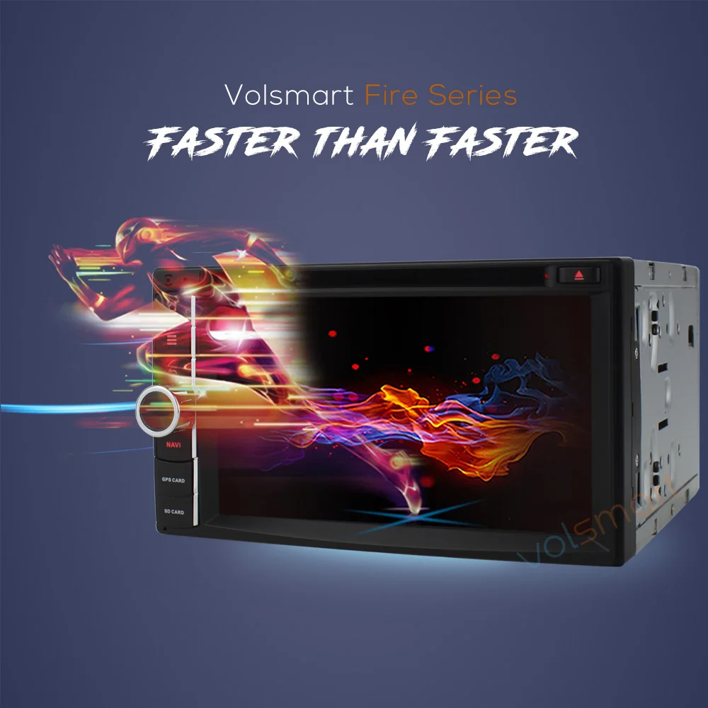 Volsmart Окта основные 2 ГБ RAM 32 ROM Android 6.0.1 2Din универсальный Игрок Автомобиля DVD GPS Радио