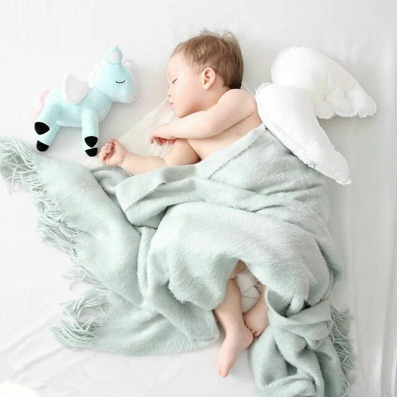 Angel Wings Newborn Photography Accessories Baby Photo Props Handmade Costumes For Infants Fotografia Babie | Мать и ребенок