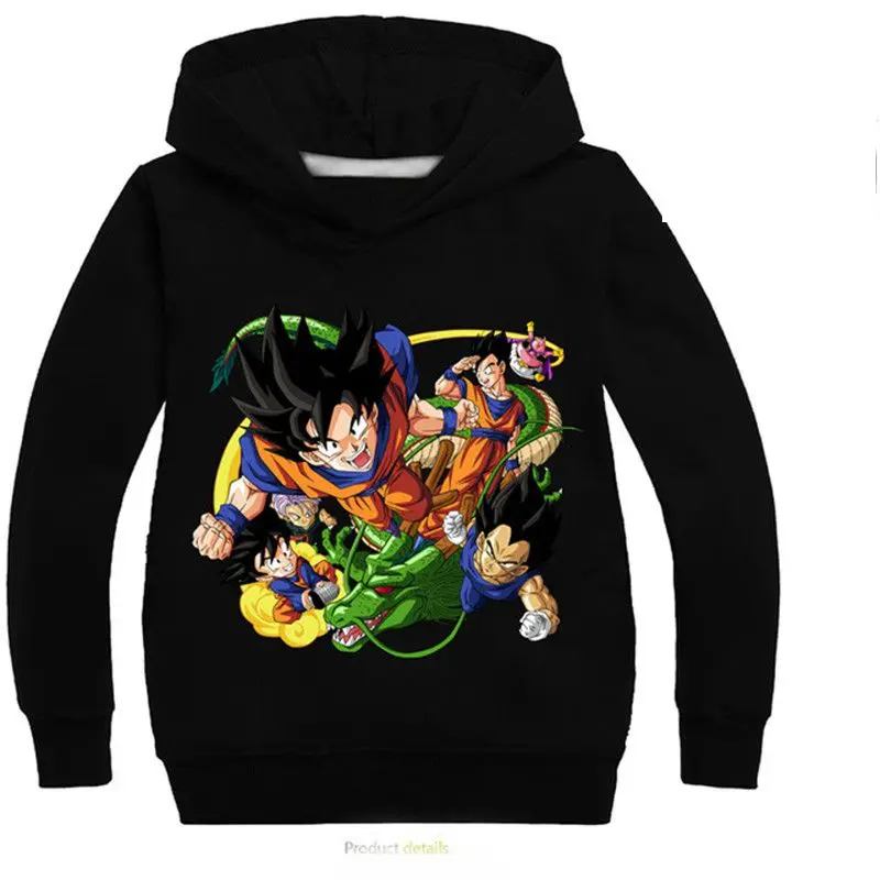 Dragon Ball/верхняя одежда с капюшоном для мальчиков и девочек; Лидер продаж; Goku Vegeta; одежда; футболки; Верхняя одежда с капюшоном для детей; одежда для подростков